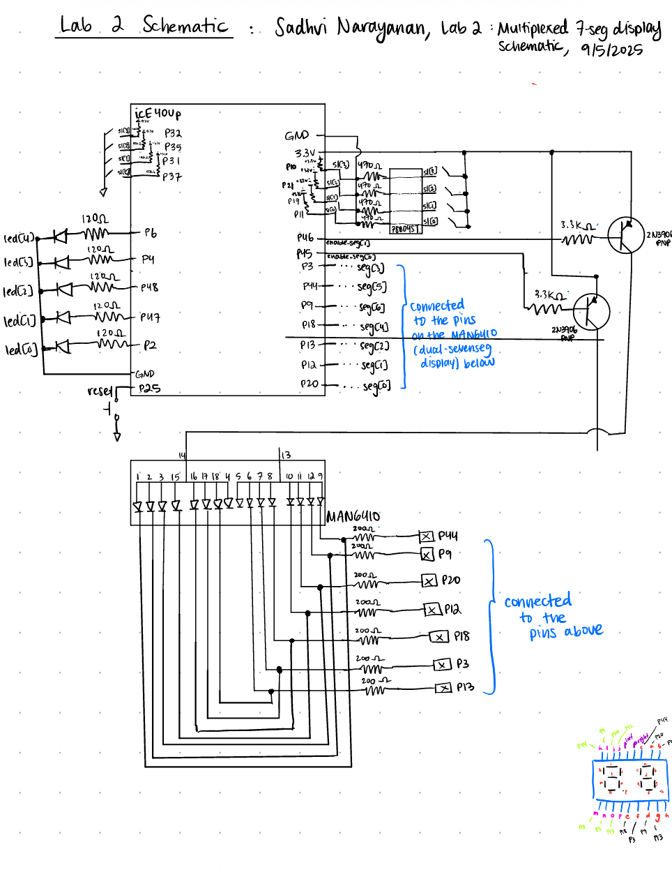 Figure 3: Schematic of the physical circuit